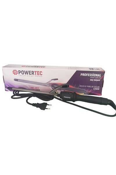 POWERTEC H Tr-11 Black Curling Iron 11 Mm + Morfose Hair Foam Ultra Hard Orange 350 Ml