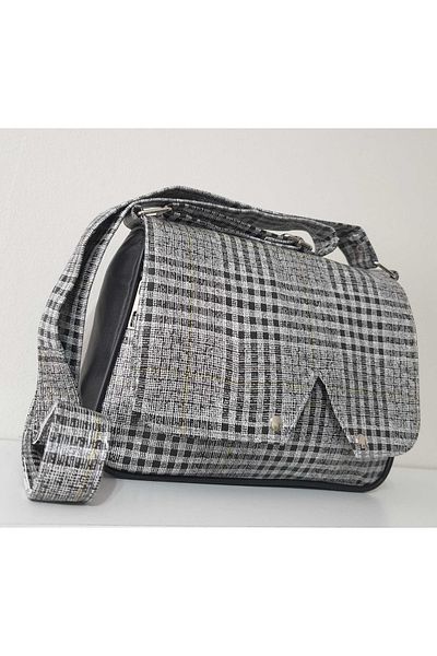 atter Geanta de dama cu design special din piele naturala