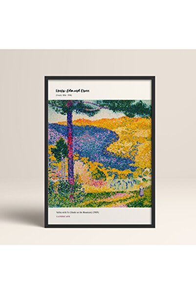 HOMEPACK Încadrat Modern Henri-edmond Cross 30x40cm 40x60cm 50x70cm Lemn alb negru Mdn012