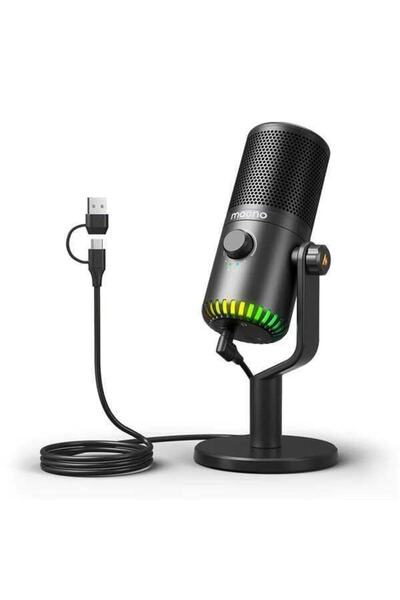 MAONO Dm-30 Rgb Usb Kondenser Mikrofon, Müzik Kayıt, Oyun, Streaming, Düşük G...