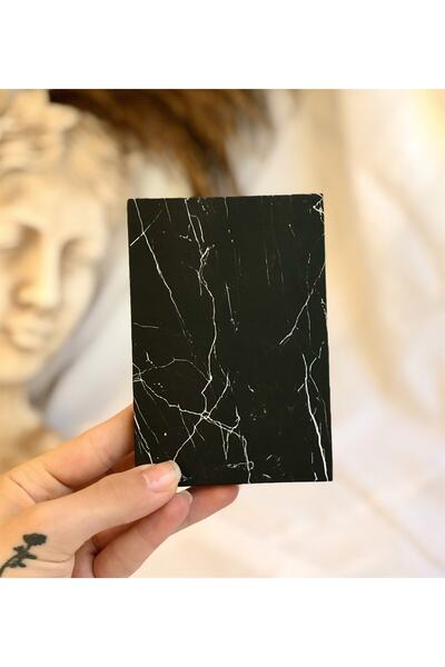 Gift Moda ألبوم صغير - تصميم رخام أسود