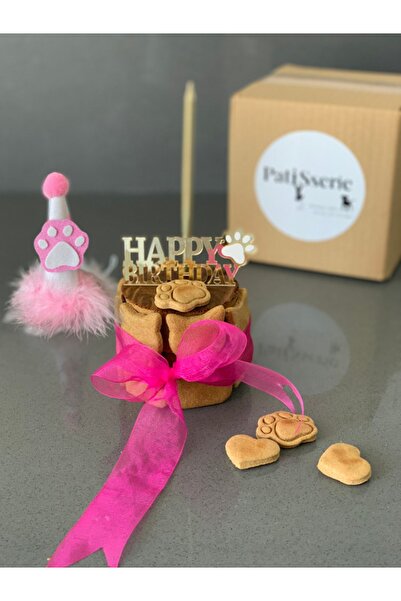 Patisserie Store Kediler Için Doğum Günü Seti (pembe) - Doğum Günü Pastası, T...