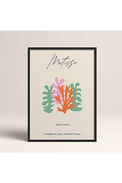 HOMEPACK Crna slika u drvenom okviru, uokviren poster, umetnički moderni zidn...