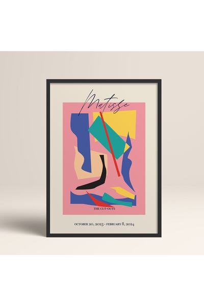 HOMEPACK Siyah Ahşap Çerçeveli Tablo Çerçeveli Poster Sanatsal Modern Duvar D...