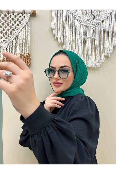 useev Bamboo Scarf Shawl Emerald Green 90*190