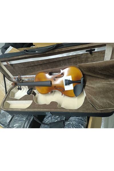 Swing Vw215m Abanoz Burgulu 4/4 Tam Boy Kaliteli Masif Keman Seti