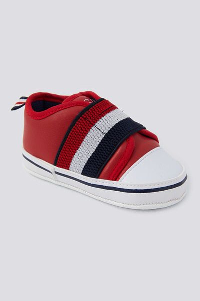 U.S. Polo Assn. Soft Texture Red Baby Shoes
