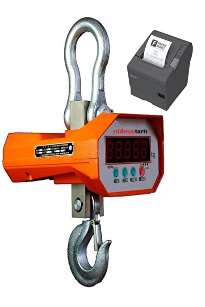 YILDIRIM TARTI Eko 5 Ton Fiş Yazıcılı Vinç Baskül Kantar