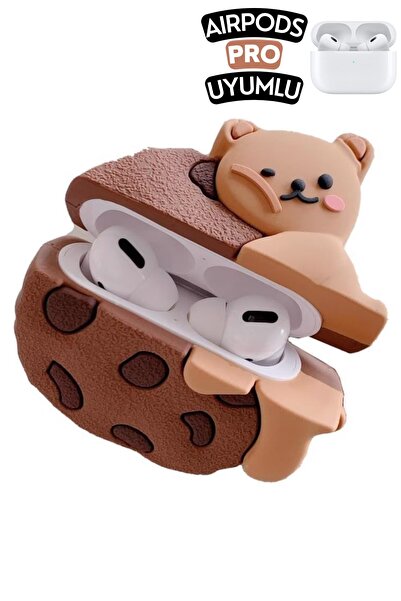 Cute Clasp Protective Silicone Case With Pro Compatible Cookie And Teddy Bear Figure