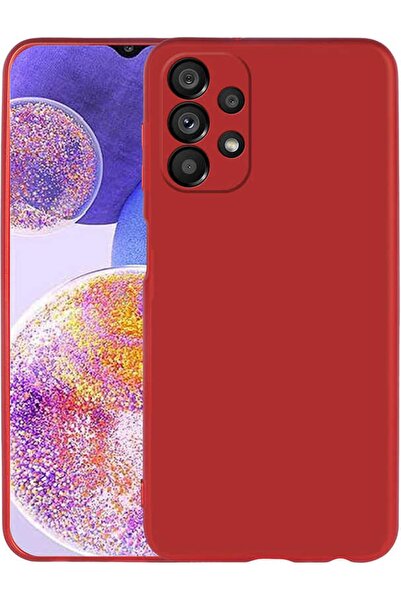 Case 4U Samsung Galaxy A23 Uyumlu Kılıf Klasik Mat Renkli Yumuşak Premier Sil...