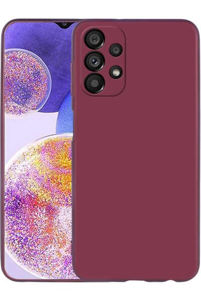 Case 4U Samsung Galaxy A23 Uyumlu Kılıf Klasik Mat Renkli Yumuşak Premier Sil...