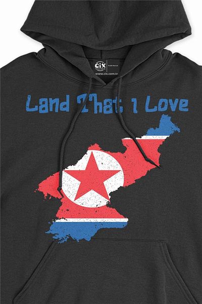 Cix Land That I Love Hanorac cu glugă din Coreea de Nord