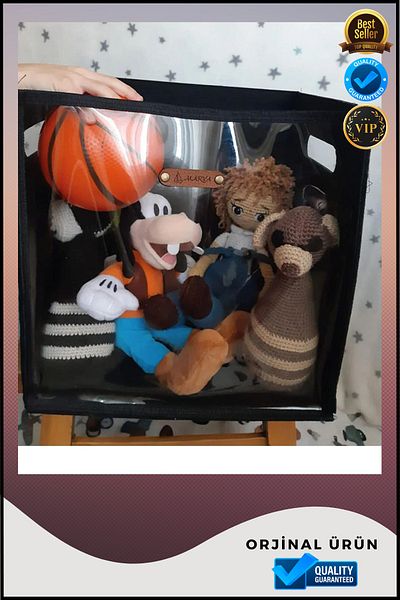 OverPazar 3 броя прозрачен органайзер за шкафове 32*32*32 см