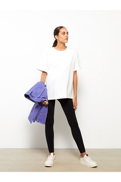 LC Waikiki Schlichte Umstandsleggings mit elastischem Bund