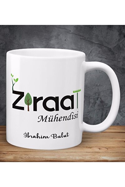 Ziraat Mühendisi Isme Özel Meslek Kupa Bardak