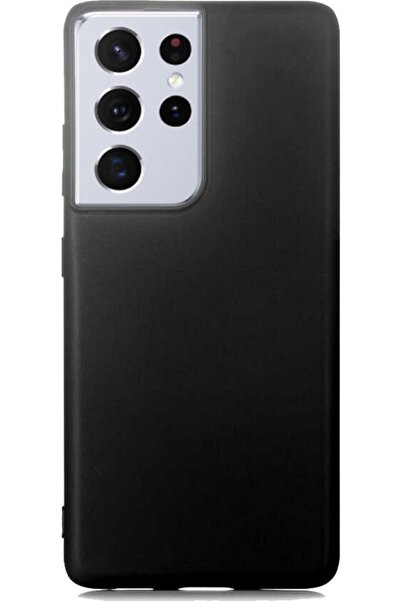 Case 4U Samsung Galaxy S21 Ultra Uyumlu Kılıf Klasik Mat Renkli Yumuşak Premi...