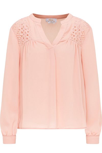 USHA Bluse - Rosa - Regular Fit