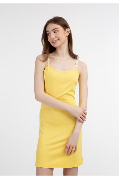 myMo Blondýnka Minikleid a Rippstrick