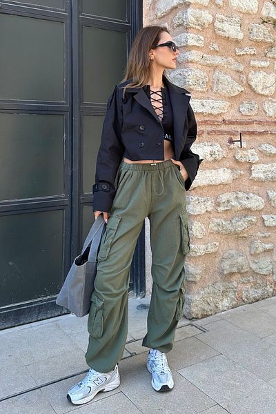 Nazliye Cargo Jogger Pants
