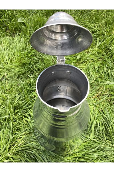 RENK YAPI RÜYASI Aluminum Height for Heating Water in the Gugum Bag House Stove: 38 Cm Bottom Diameter: 26 Cm