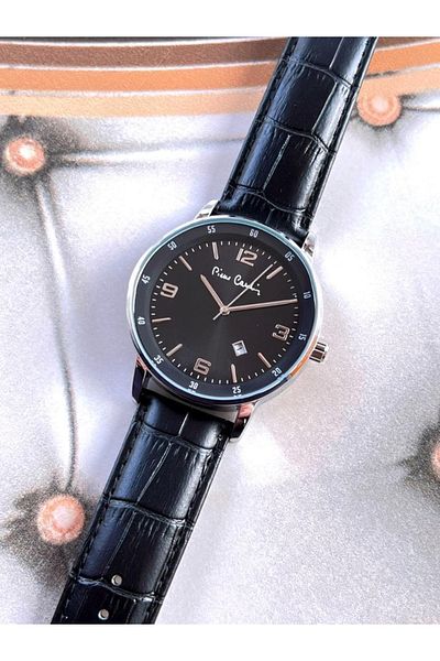 Pierre Cardin 800401f03 Leather Cord 30 Mt Water Resistant Men's Wristwatch+bracelet