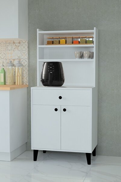 MOBİLİQUE Çok Amaçlı Kahve Köşeli Irem Dolap