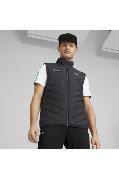 Puma Mapf1 Mt7 Пadded Gilet Чорний чоловічий надувний жилет