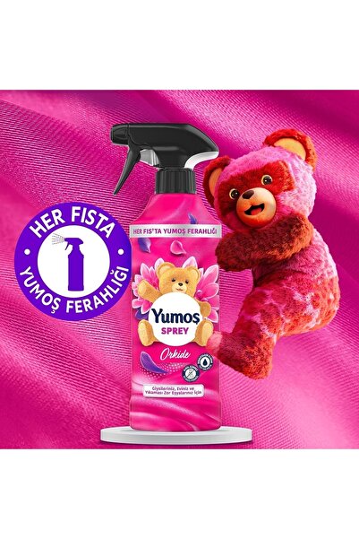 Yumoş Sprey Orkide 450 ml 1adet Sprey Hanımeli 450 ml 1adet Dm Demstar Mikrofiber Bez