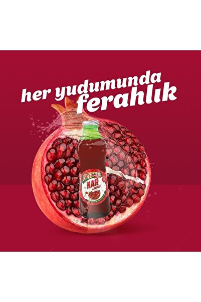 Beypazarı Doğal Maden Suyu Nar Aromalı 200 Ml 24 Lü