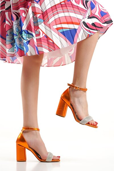 KYC Taşlı Tek Bant Kadın Sandalet Ayakkabı