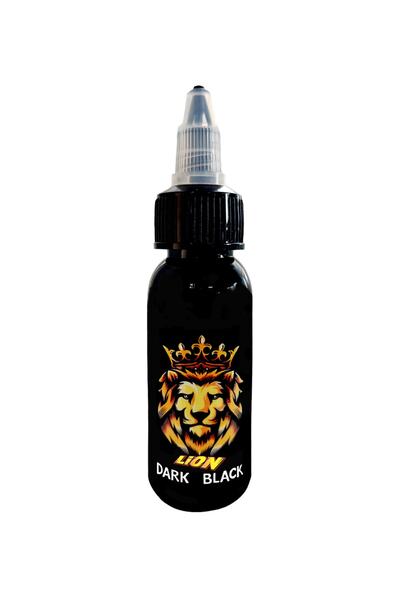 Lion Koyu Siyah Dövme Boyası Lıon 30 ml