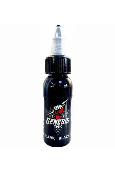 Genesis Koyu Siyah Dövme Boyası 30 Ml - 1 Oz