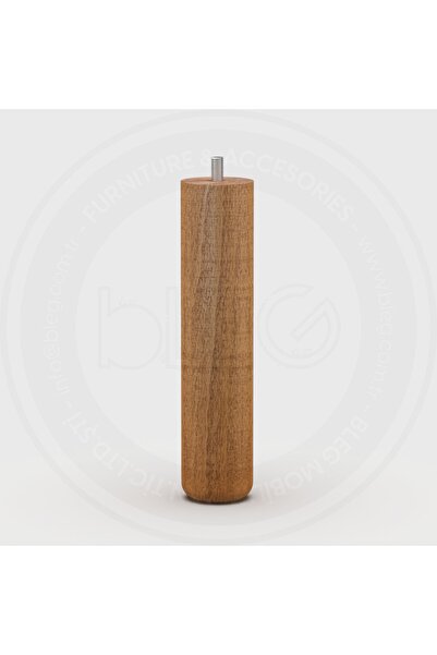 BLEG 20cm Ahşap Mobilya Ayağı - Ceviz - Koltuk, Yatak Ve Dolaplar Için Mükemm...