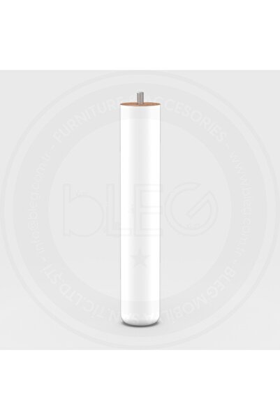 BLEG 25cm Ahşap Mobilya Ayağı - Beyaz - Koltuk, Yatak Ve Dolaplar Için Mükemm...