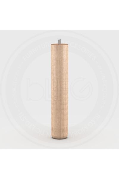BLEG 25cm Ahşap Mobilya Ayağı - Doğal Vernik - Koltuk, Yatak Ve Dolaplar Için...