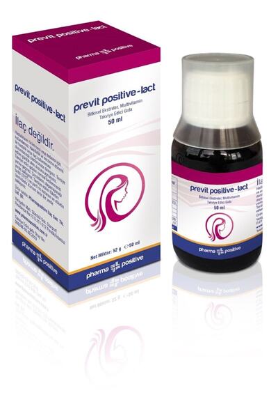 PHARMAPOSITIVE Previt Positive Lact 50 ml - Head with Button