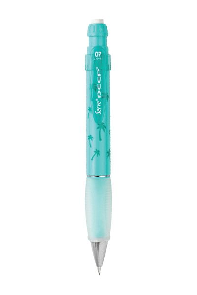 Serve Deep 0.7 mm Patterned Versatil Pen Pastel Mint Green Palm