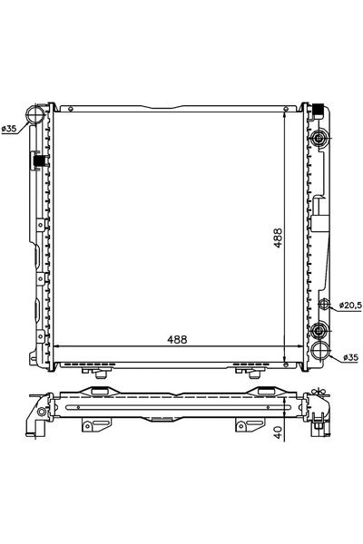 MERCEDES E200/220 W124 84- 1245006303 Mt 490*488*32