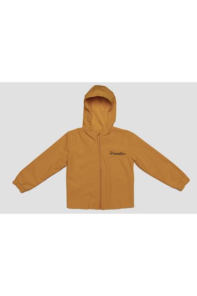 United Colors of Benetton معطف واق من المطر للأولاد Bnt-b20528 برتقالي