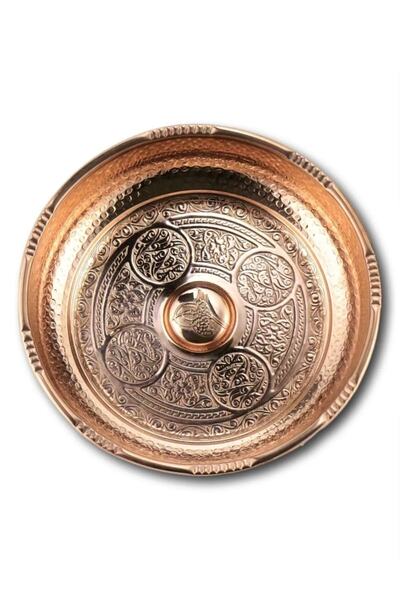 KT HOME وعاء حمام نحاسي مقاس 20 سم وعاء حمام من النحاس الحقيقي