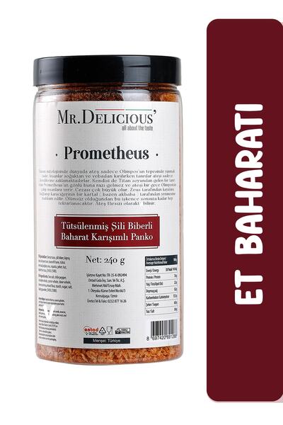 Mr.Delicious' Tütsülenmiş Şili Biberli Baharat Karışımlı Et Çeşnisi