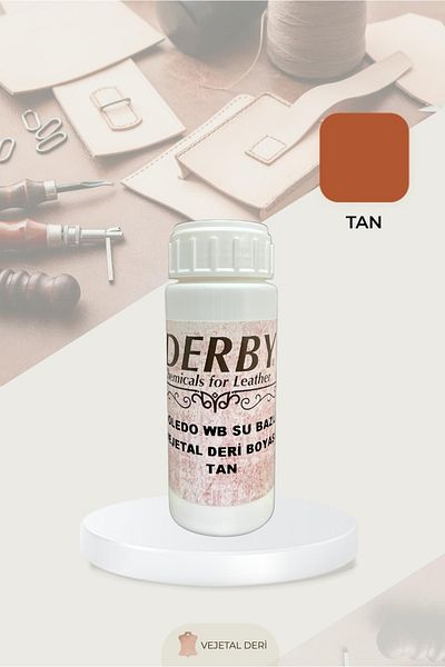 Derby Doledo Βάση Νερού Φυτική Δερμάτινη Βαφή 100 Gr, Vegetable Vaketa Paint, Leather Arts