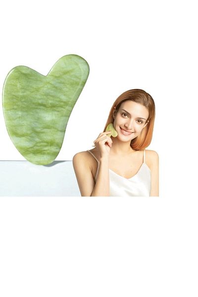 Moriy Jade Guasha Natural Stone Massage Tool - Massage Stone