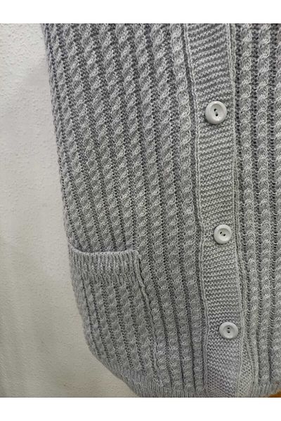 heptrend Thick Knit Pocket Knitwear Mother Vest