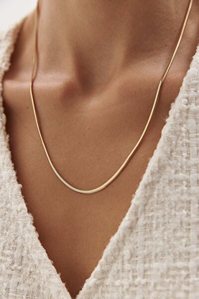 Ayyıldız Kuyumculuk Kadın Altın Balıksırtı Italyan Zincir