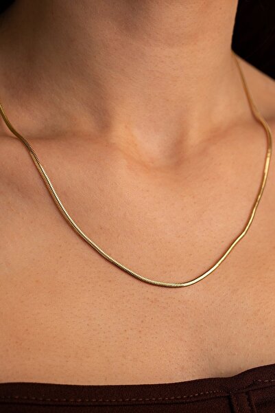 Ayyıldız Kuyumculuk Kadın Altın Balıksırtı Italyan Zincir