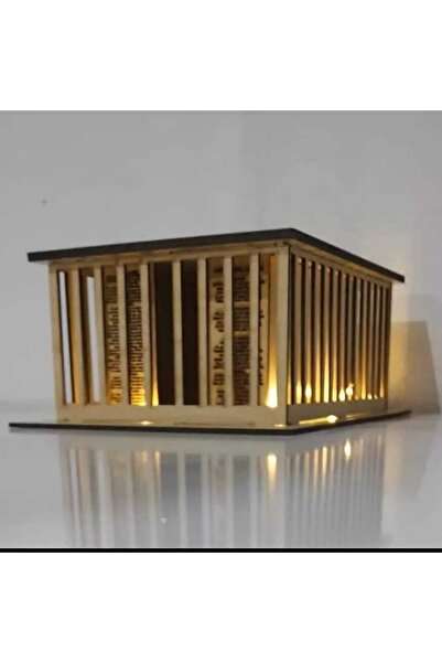 BAAÇ Ahşap Işıklı Dekorarif Anıtkabir Maketi
