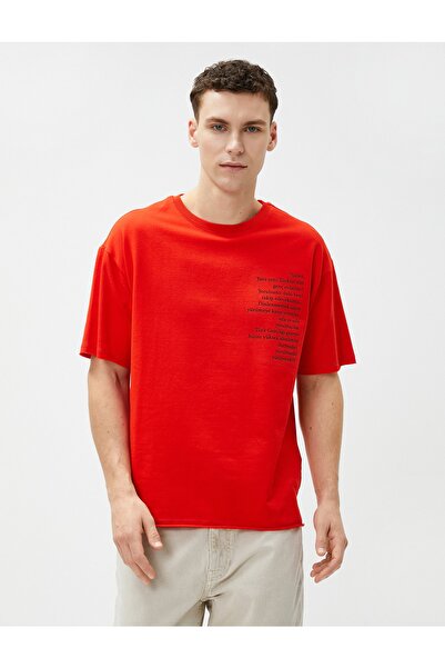 Koton Basic Oversize T-Shirt Crew Neck Half Sleeve
