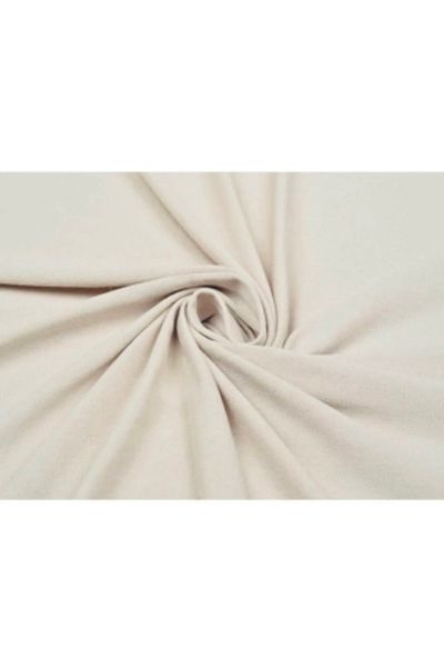 ÖZGÜR KUMAŞ Cream Unraised 3 Thread Combed Cotton Fabric