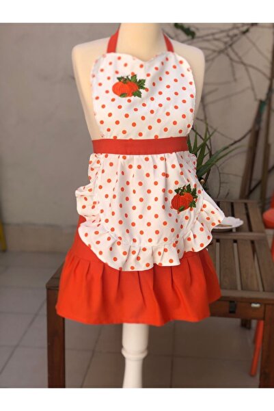 Çengelli İğne Balkabağı Puantiye Önlük